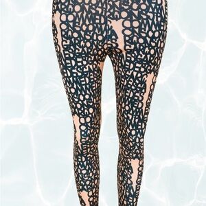 Comme des Garcons Black Text Skinny Pants